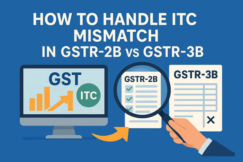 How to Handle ITC Mismatch in GSTR-2B vs GSTR-3B