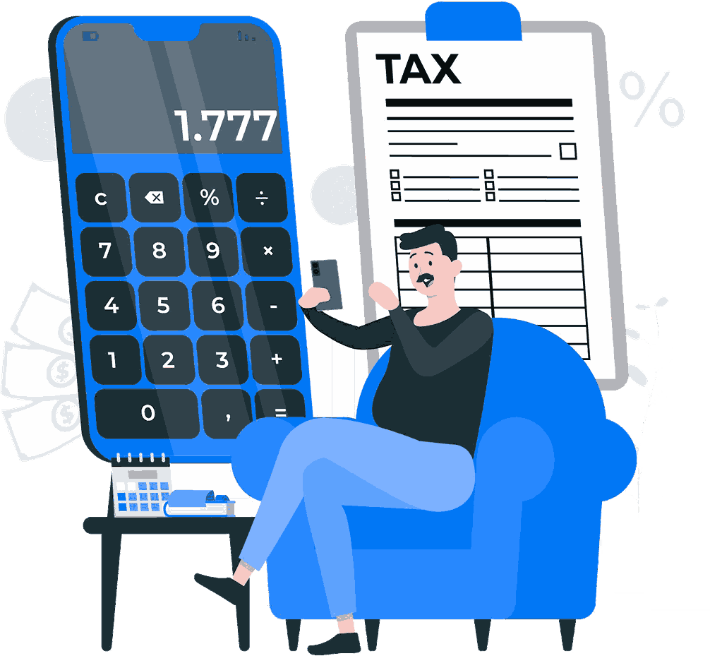 Income Tax Calculator Background